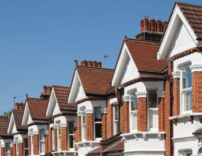 row of houses
